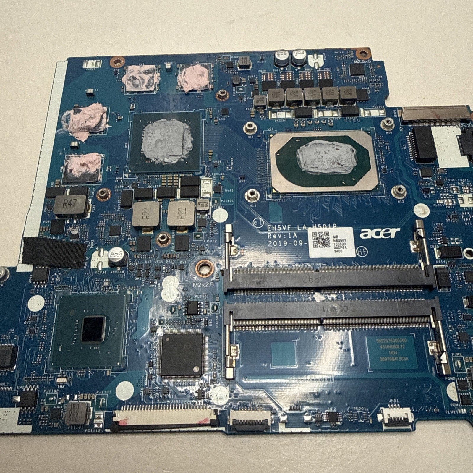 LA-H501P Rev 1A motherboard UNTESTED FOR SPARES For Acer Nitro 5 AN515-54