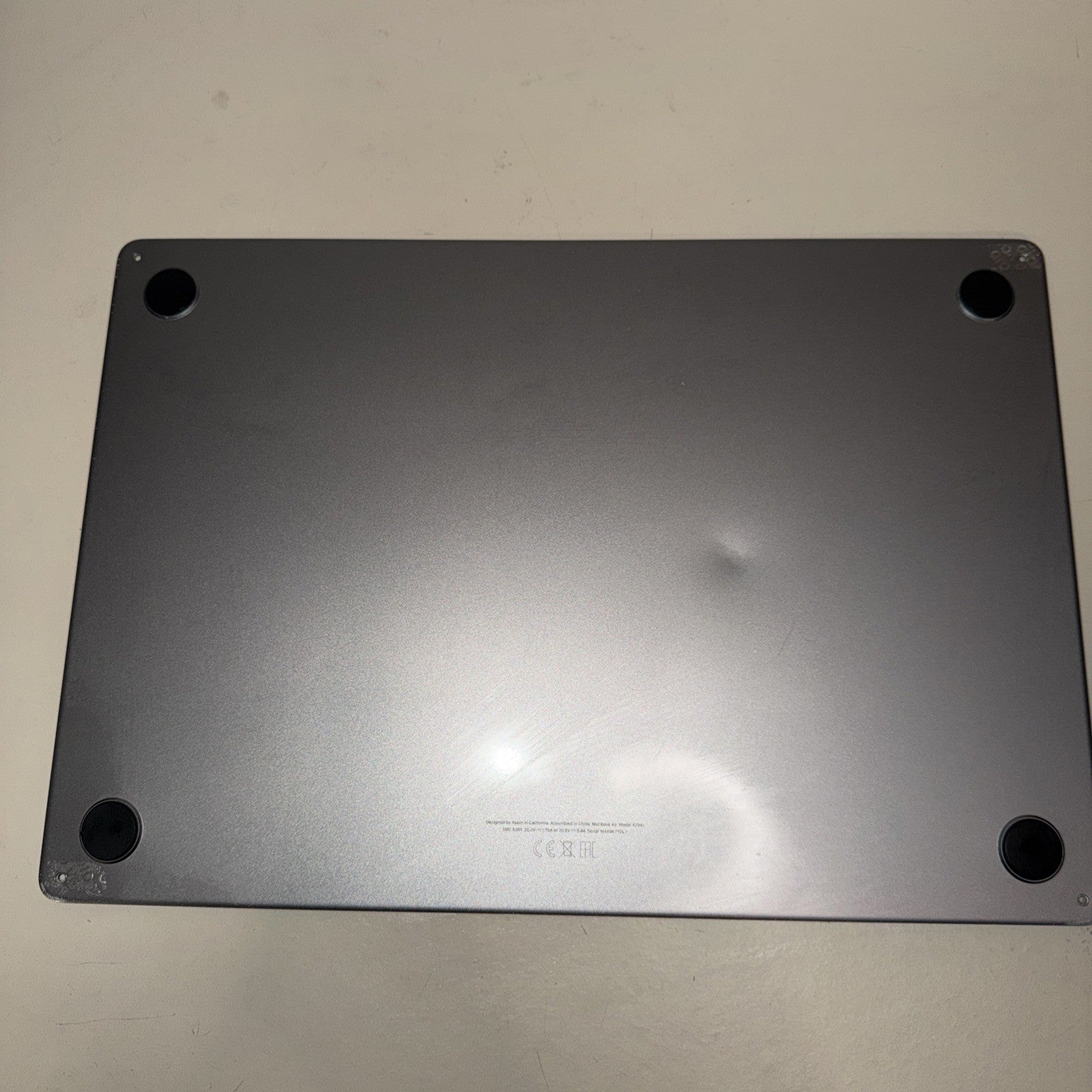 Genuine MacBook Air 15" M2 A2941 2023 Base Bottom Case Cover Space Grey