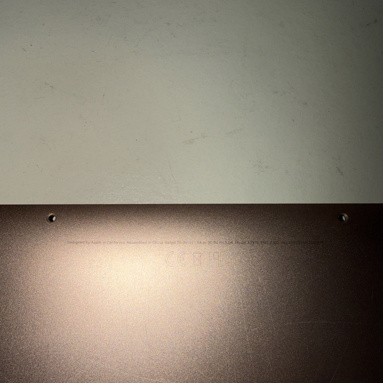 Original Apple MacBook Air 13" A2179 Bottom Base Cover EMC 3302 Rose Gold