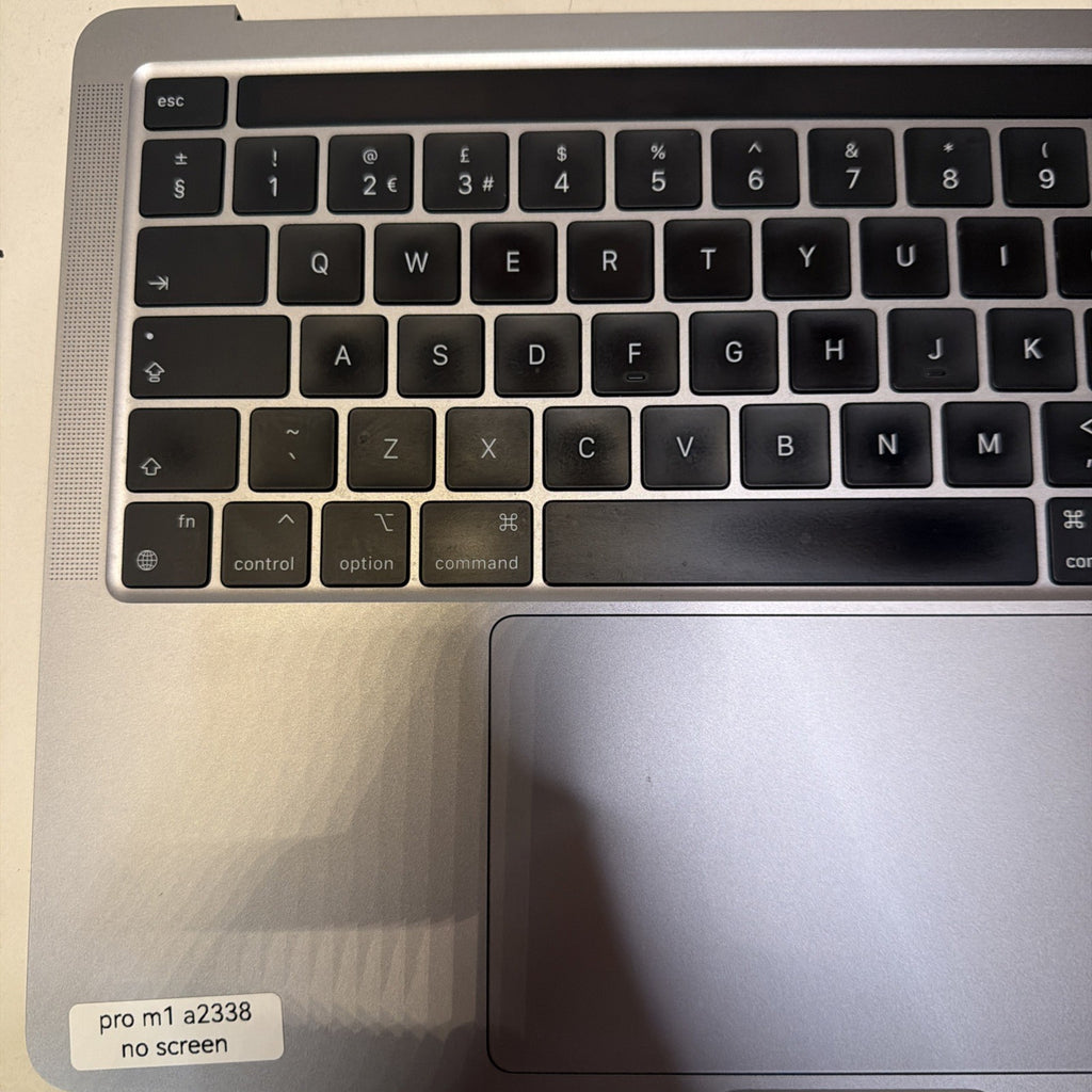  MacBook Pro 13" A2338 (2020) Palmrest /Keyboard Grey Grade A/B touchbar fault