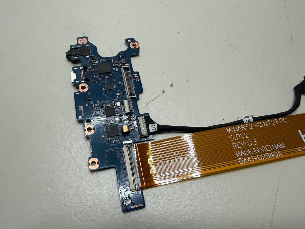 Samsung Galaxy Book2 Pro 360 NP930QED USB Card Audio Board & Cable BA41-02941A
