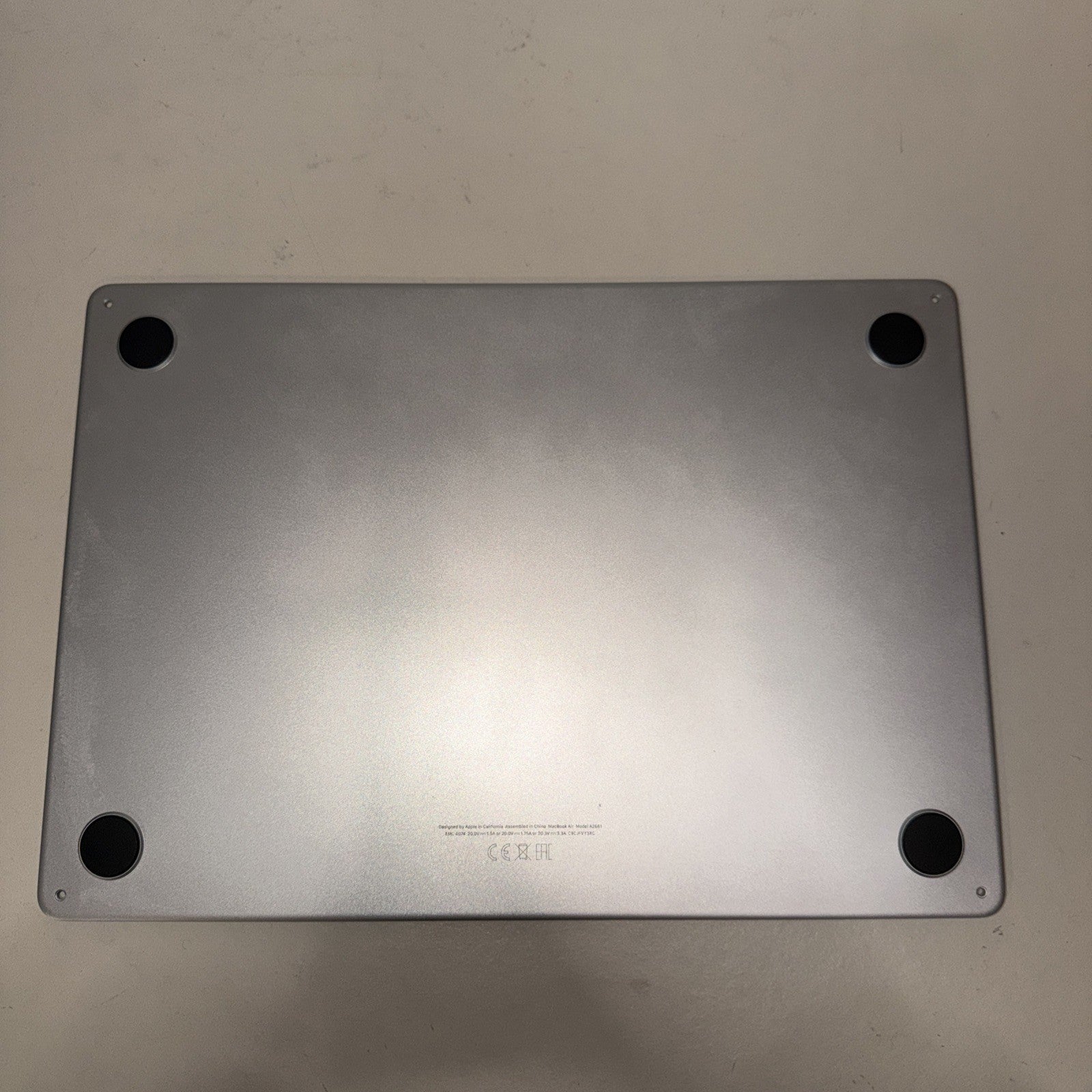 A2681 Base Cover Genuine Bottom Lower Case 613-22538-A Silver