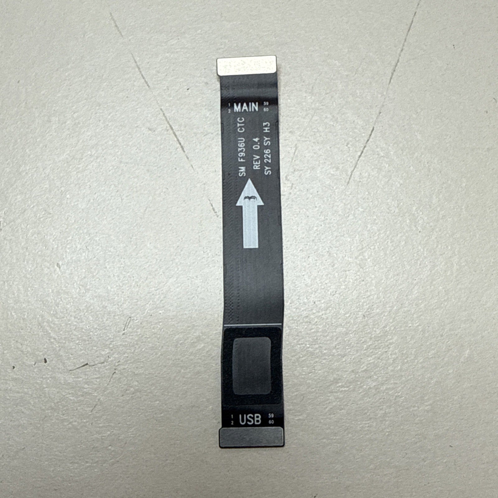 Samsung Galaxy Z Fold4 MAIN-USB flex ribbon cable connector SM F936 CTC Genuine
