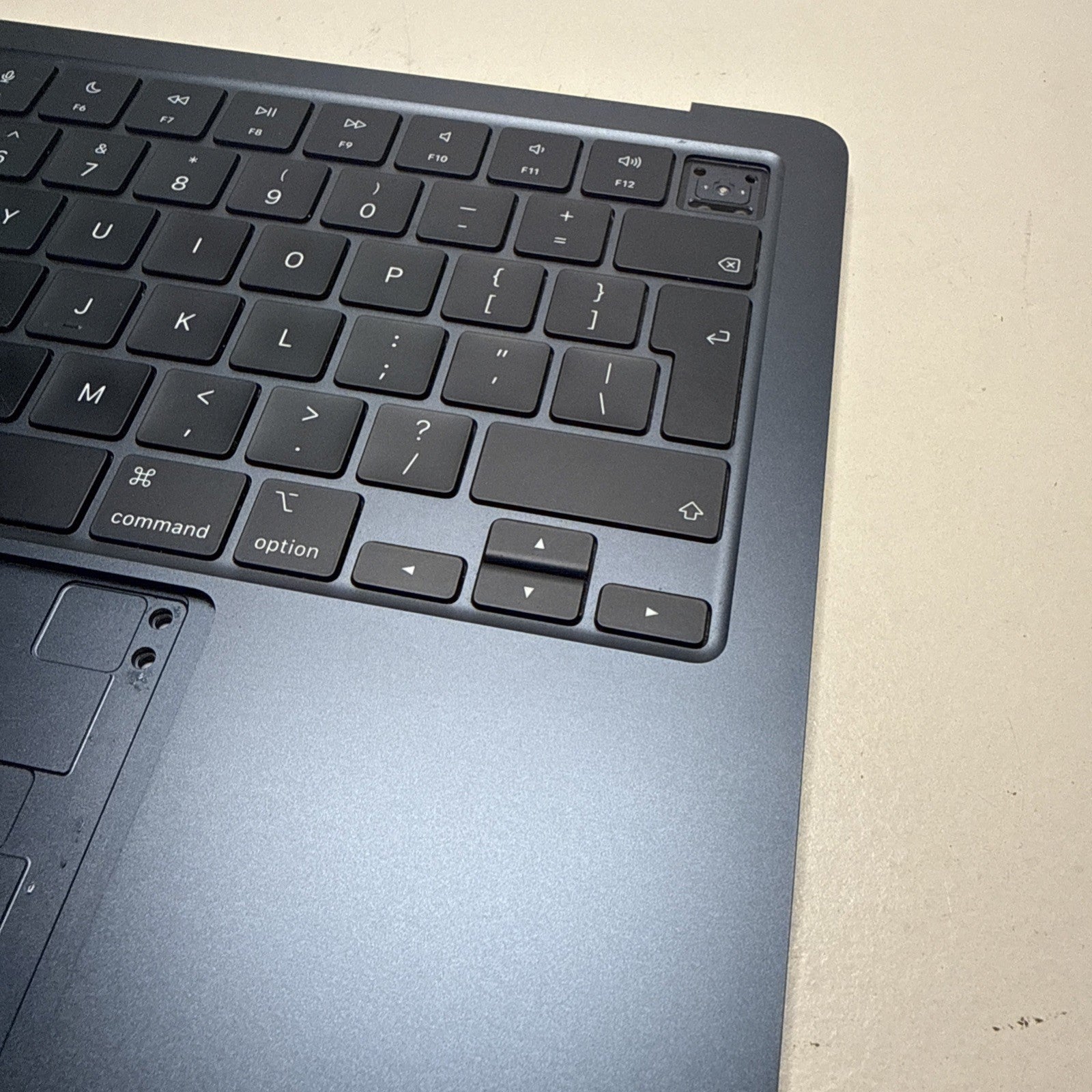 Apple MacBook Air 13"  A3113 Palmrest UK Keyboard Midnight Blue M3 2024