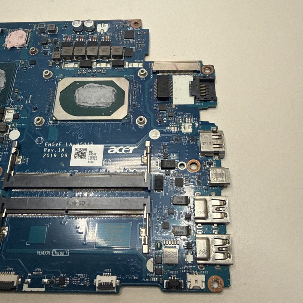 LA-H501P Rev 1A motherboard UNTESTED FOR SPARES For Acer Nitro 5 AN515-54