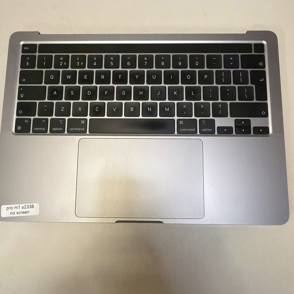  MacBook Pro 13" A2338 (2020) Palmrest /Keyboard Grey Grade A/B touchbar fault