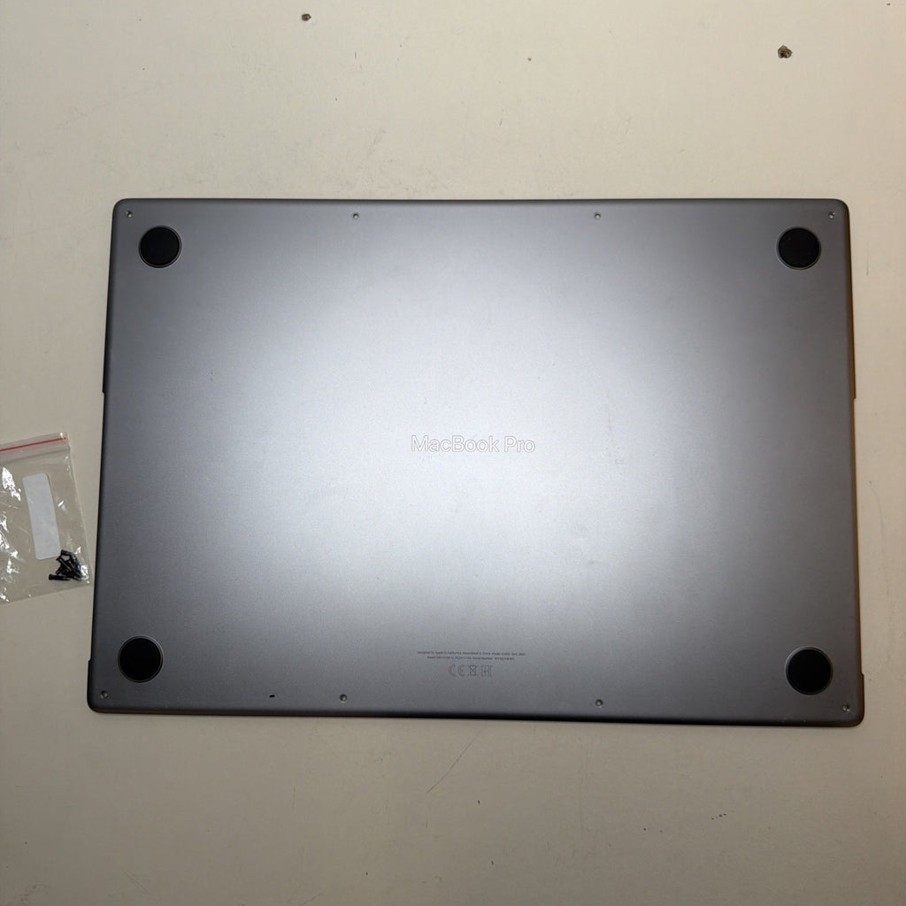 Apple Macbook Pro 16” M1 A2485 Base Back Cover Space Grey Inc Screws