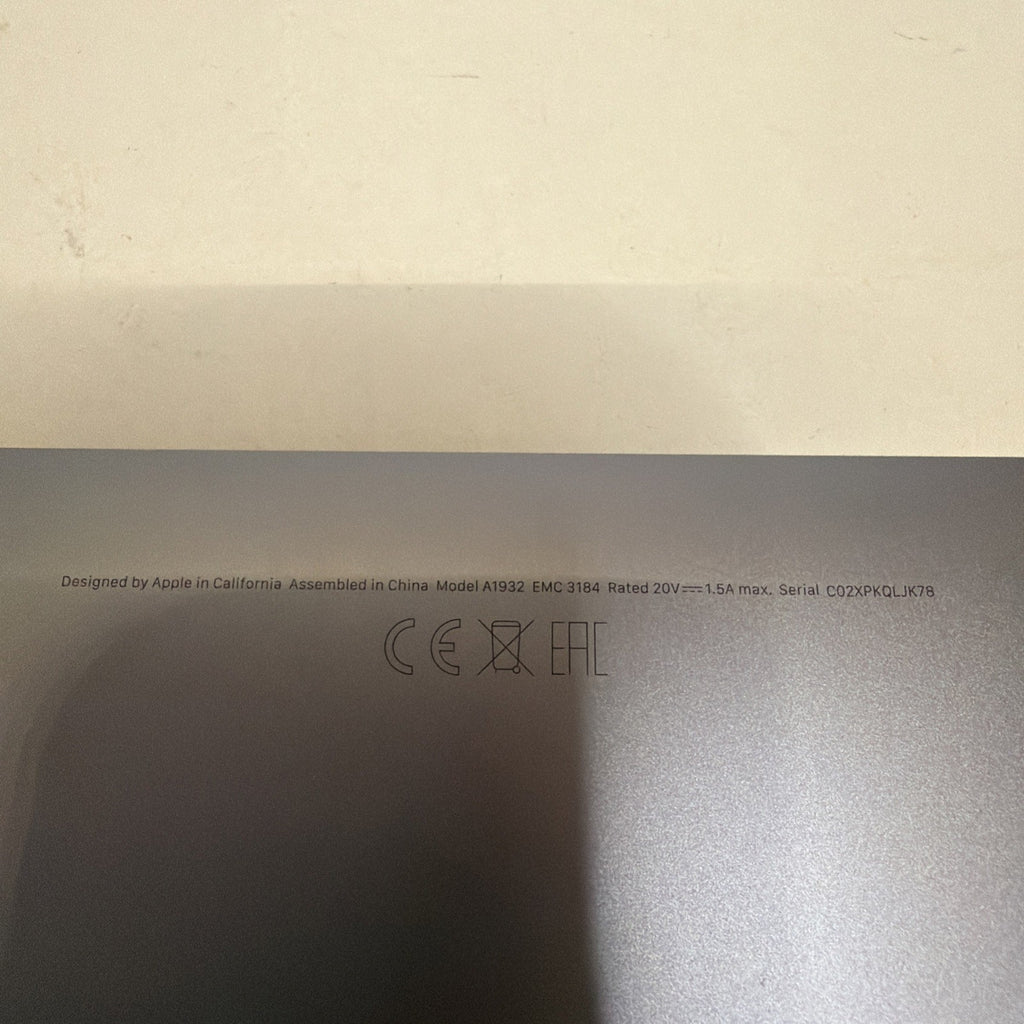 Apple Macbook Air 13” A1932 2018 Base Bottom Cover Door GREY 613-07039-A #2