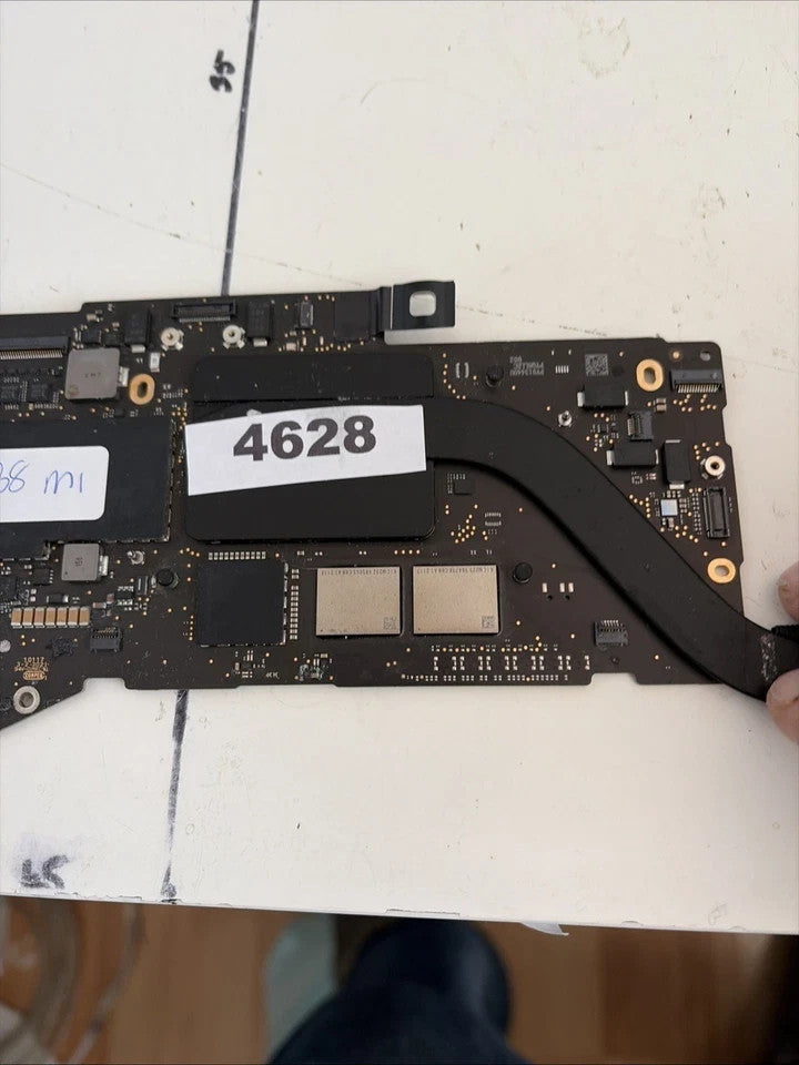 Apple MacBook Pro 13" M1 2020 Logic Board A2338 Turns On, Parts or Repair, Lock