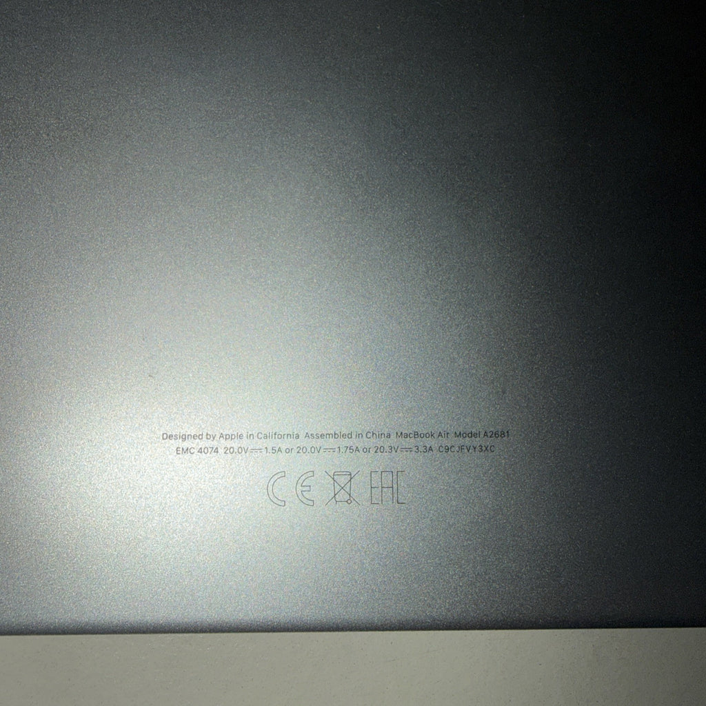 A2681 Base Cover Genuine Bottom Lower Case 613-22538-A Silver
